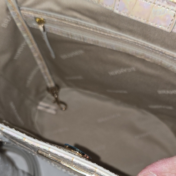 BRAHMIN JENNY SATCHEL TOTE/CROSSBODY IN TIRAMISU MANAVA. NWT - Picture 13 of 15